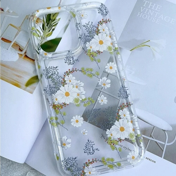 ⚠️Clearance iPhone 15/Pro/Pro Max Floral Phone Case - Picture 2 of 4